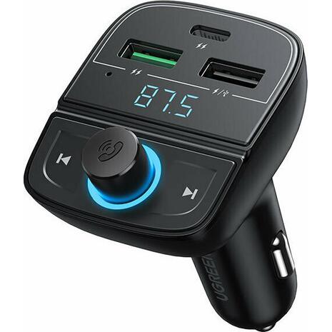 FM Transmitter Αυτοκινήτου UGREEN Bluetooth and Car Charger CD229 80910